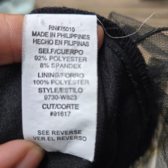 City Triangles Vtg 90s Y2K Whimsigoth Goth Witchy Babydoll Bow Dress S Holiday - Picture 8 of 12